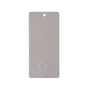 smoky gray high gloss powder coating